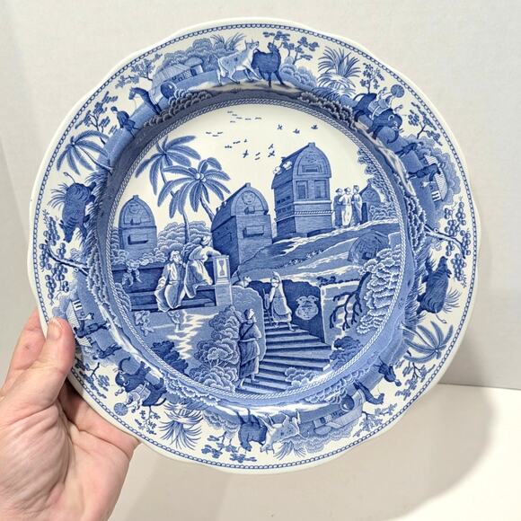 Spode Blue Room Collection Traditions Series Caramanian Dinner Plate 10.25" - Picture 9 of 13